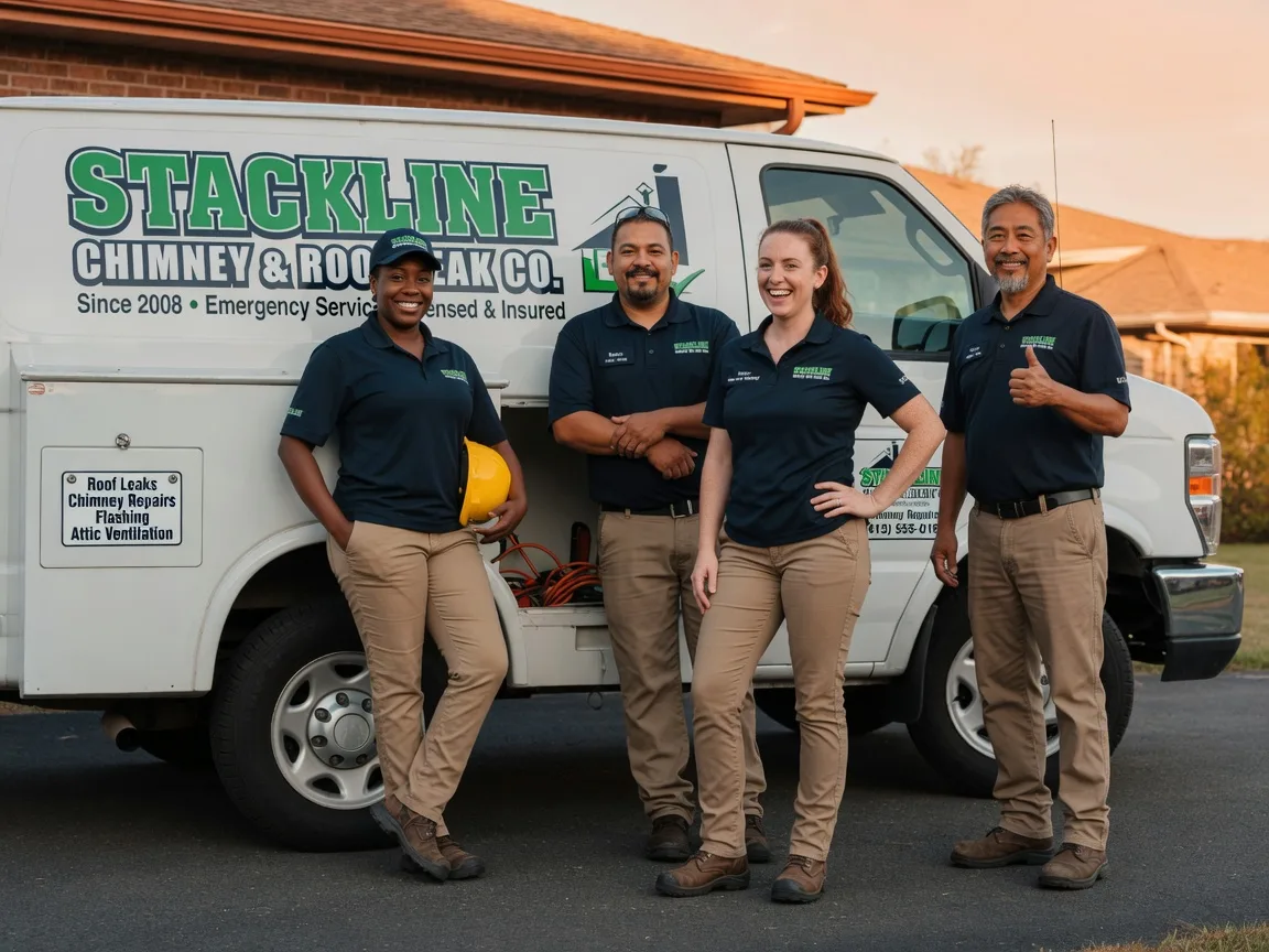 Chimney flashing repair company in Conway, WA